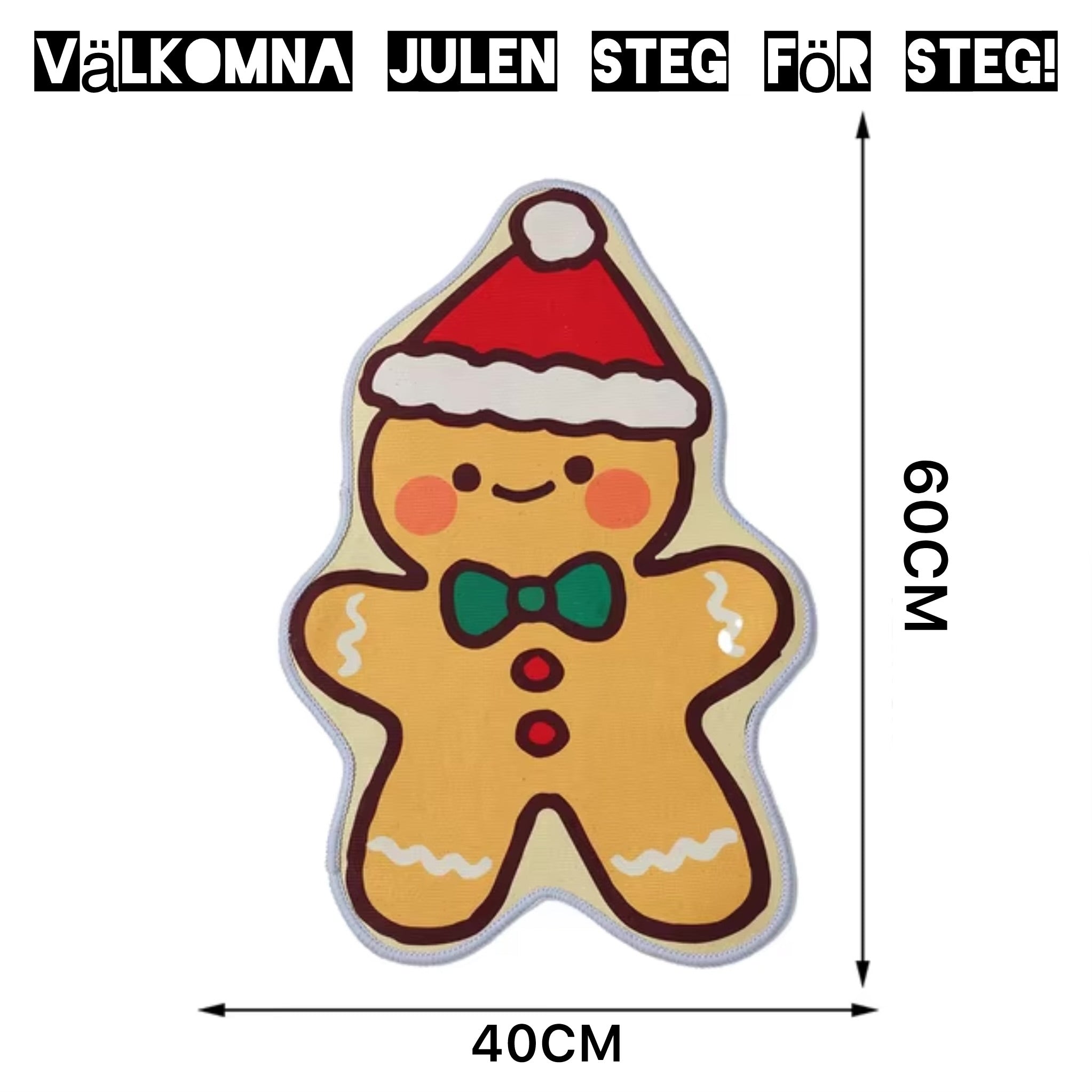 Julsteg – En dörrmatta som välkomnar julen!