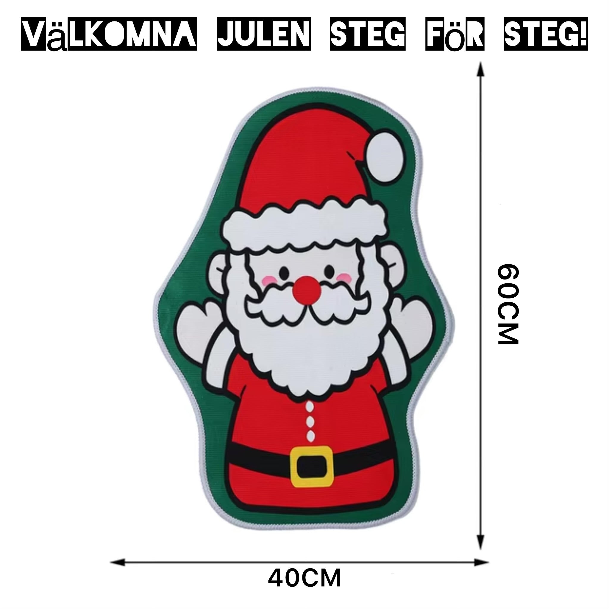 Julsteg – En dörrmatta som välkomnar julen!