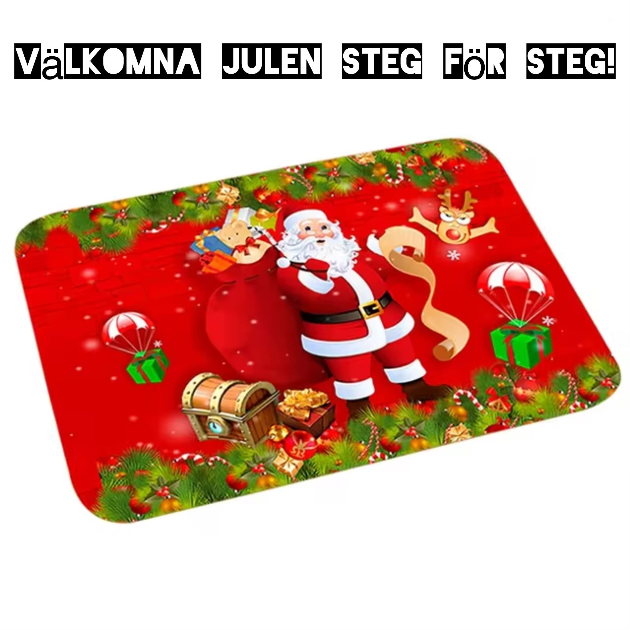 Julsteg – En dörrmatta som välkomnar julen!