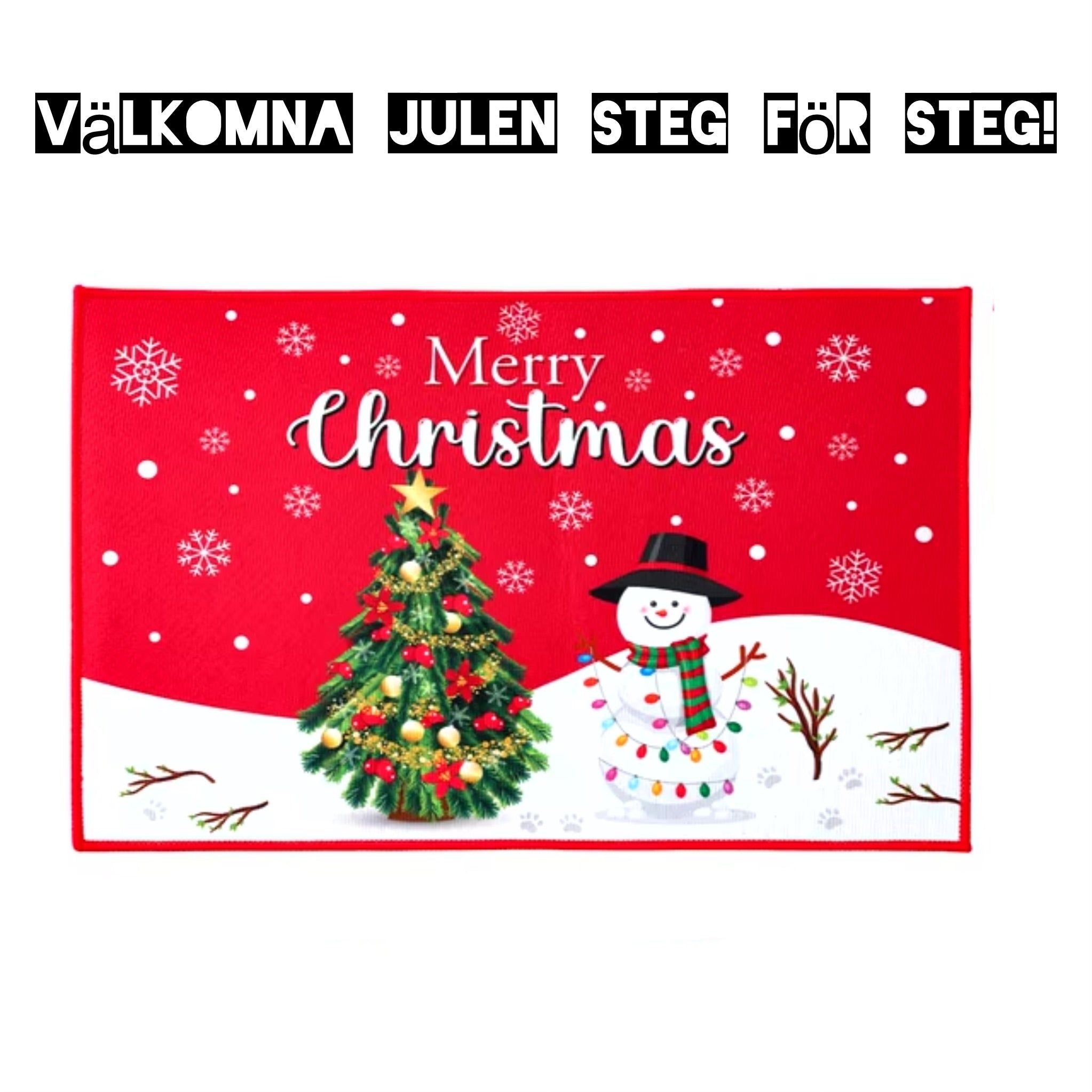 Julsteg – En dörrmatta som välkomnar julen!