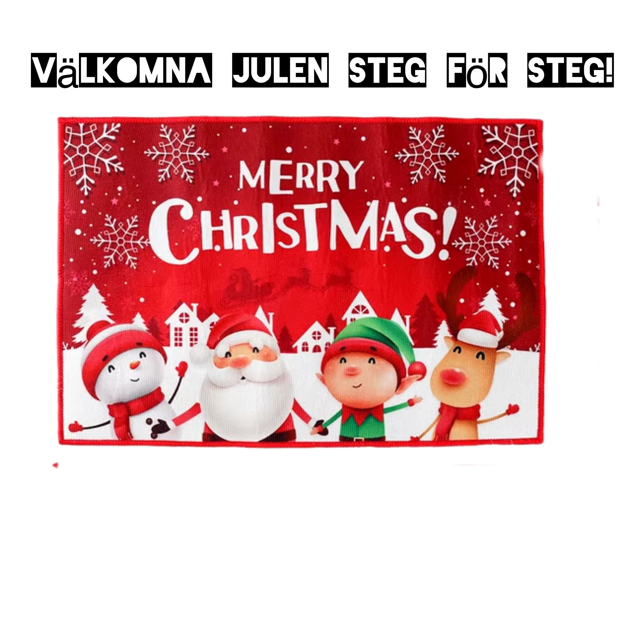 Julsteg – En dörrmatta som välkomnar julen!