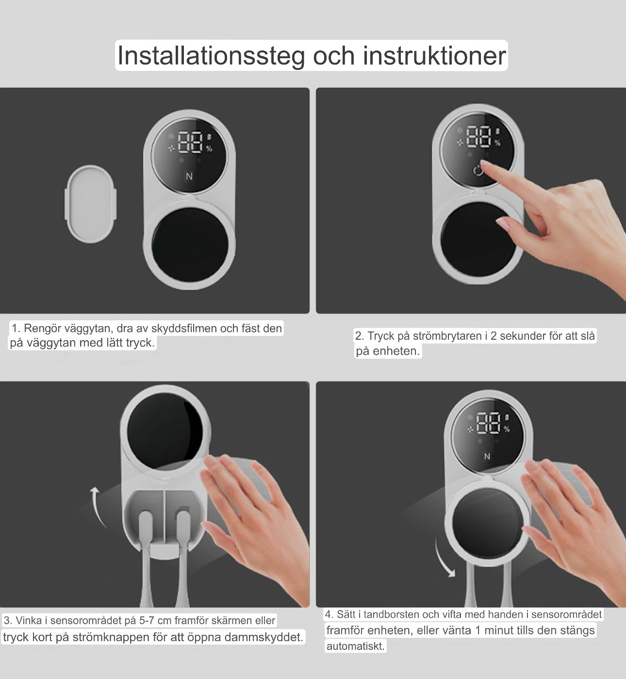 FräschBorste – UV Tandborstdesinfektor för Fräschare Mun