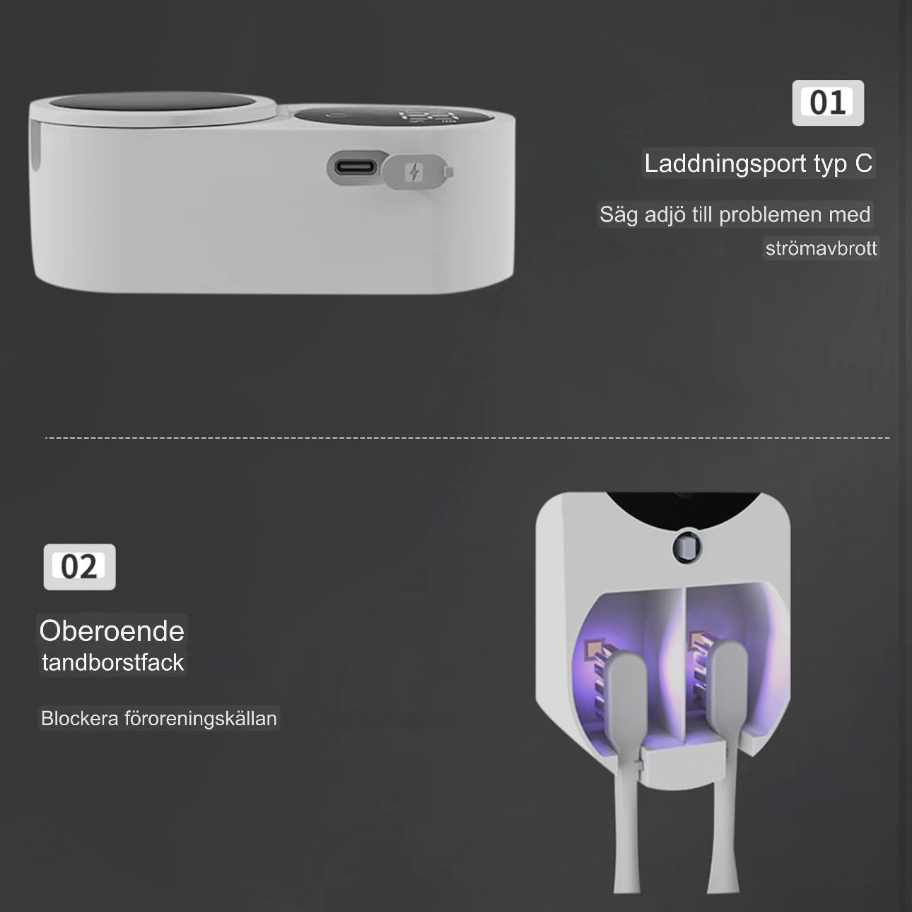 FräschBorste – UV Tandborstdesinfektor för Fräschare Mun