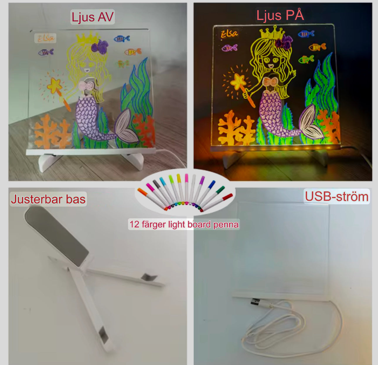 Glödande Kreativitet: Led-Ritbräda